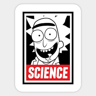 RICK SANCHEZ OBEY Sticker